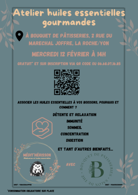 Atelier huiles essentielles gourmandes