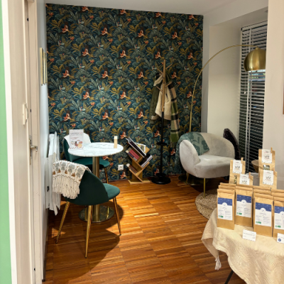 Photo du flyer pour l'atelier découverte des huiles essentielles